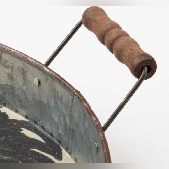 *Let’s Watch A Chick Flick Galvanized Metal Farmhouse Tray - Picture 16 of 16